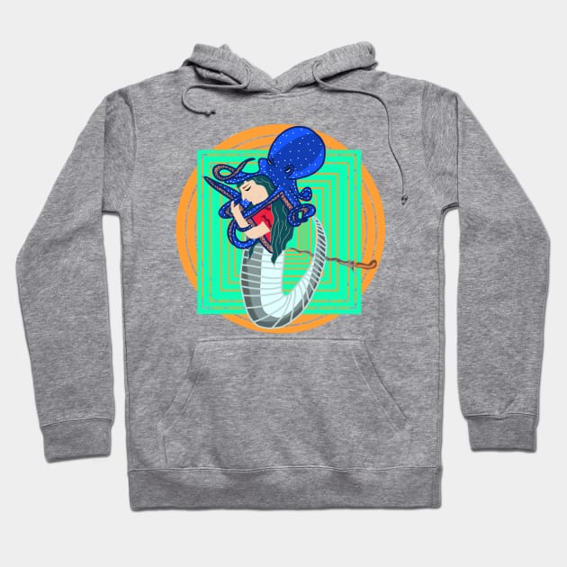 Monster sea Hoodie by Sshirart